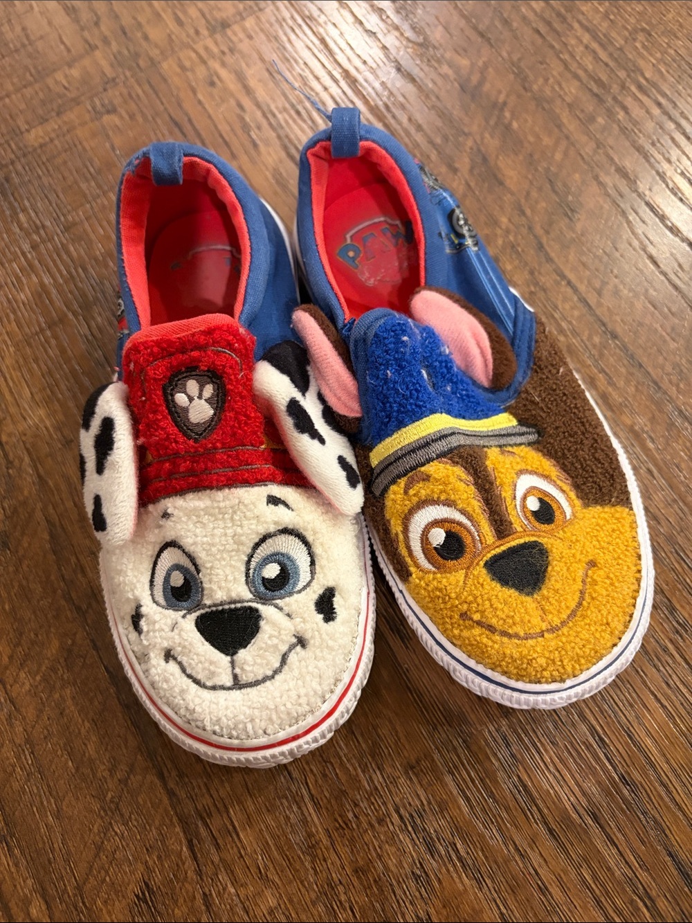 Paw Patrol Kids Slip-On Character Shoes - Blue, Red, Yellow Size 11